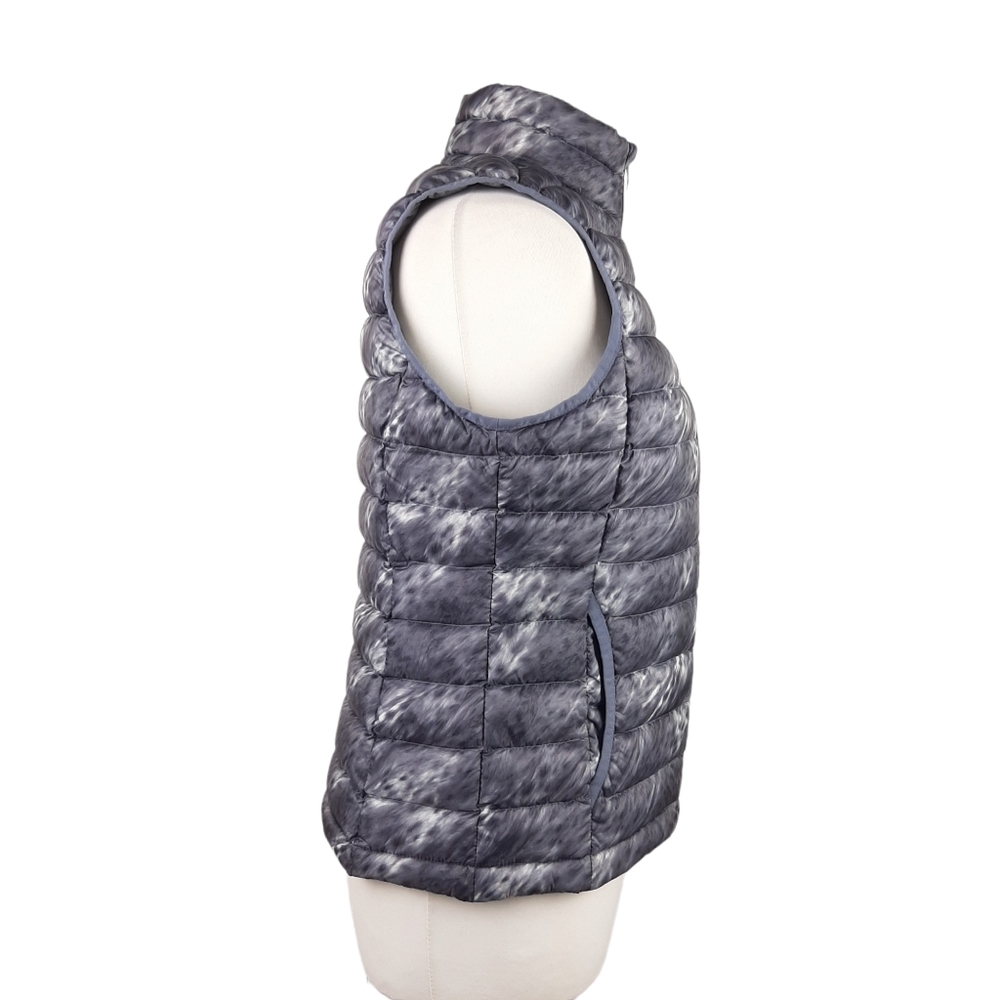 Ariat Ideal Down Lightweight Gilet Size Small Grey Animal Print Equestrian - Picture 8 of 16